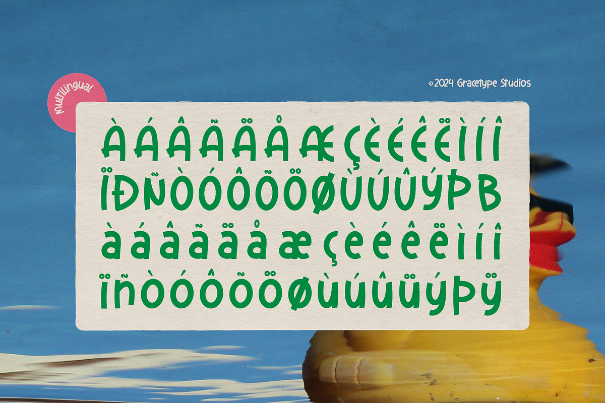 Comfy Quacky | Display Hand Drawn, a Handwritten Font by gracetype_studio (Photo 11 of 12)