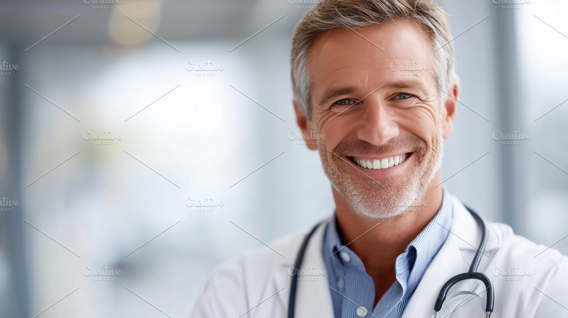 Portrait of a smiling doctor, a Health & Medical Photo by MistyDay