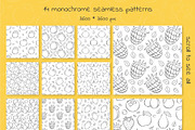 Bright fruits. Cliparts and Patterns, a Food Illustration by Valeria Soloveva (Thumbnail 3 of 14)
