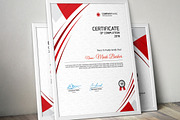 Certificate Word | PSD | AI, a Stationery Template by Curve Design (Thumbnail 1 of 6)