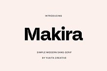 Makira - Sans Serif Family