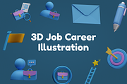 3D Job Career Illustration, an Object Graphic by Illustrava (Thumbnail 5 of 8)
