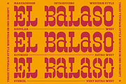 El Balaso - Serif Western Font, a Slab Serif Font by Marvadesign (Thumbnail 1 of 10)