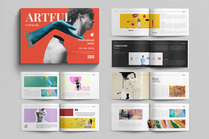 Artful Catalog Layout Landscape