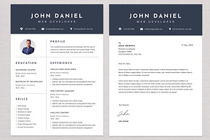 Blue Elegant Resume Template