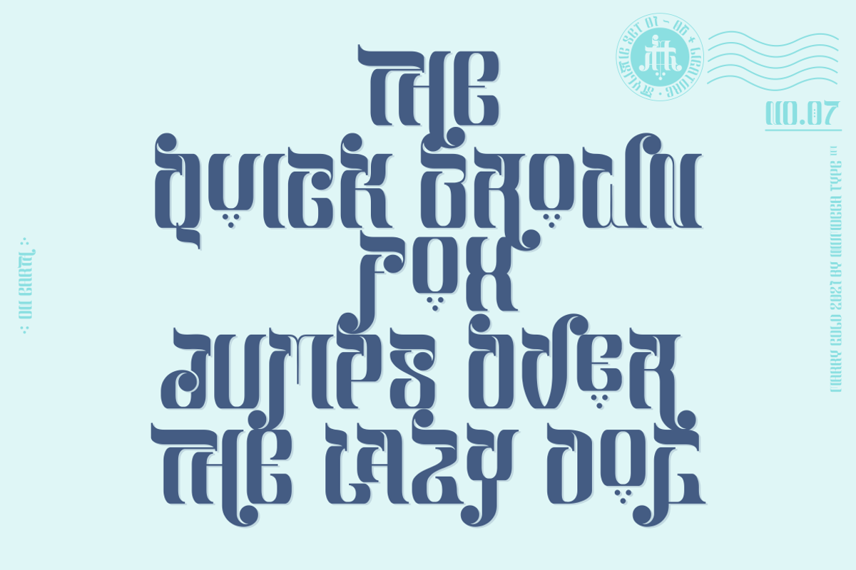 Marry Gold, a Font by inumocca_type (Photo 2 of 11)
