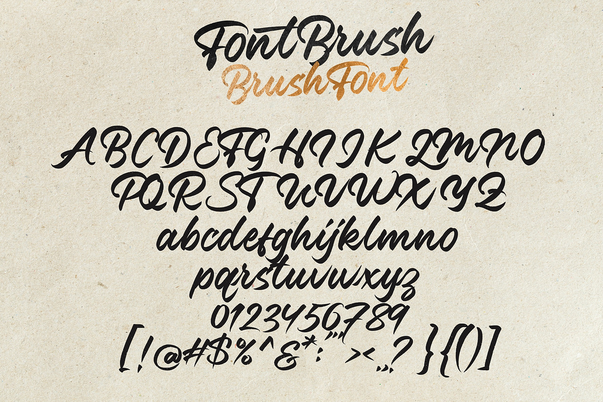 Font Brush - Brush Font, a Script Font by Debut Studio (Photo 6 of 7)