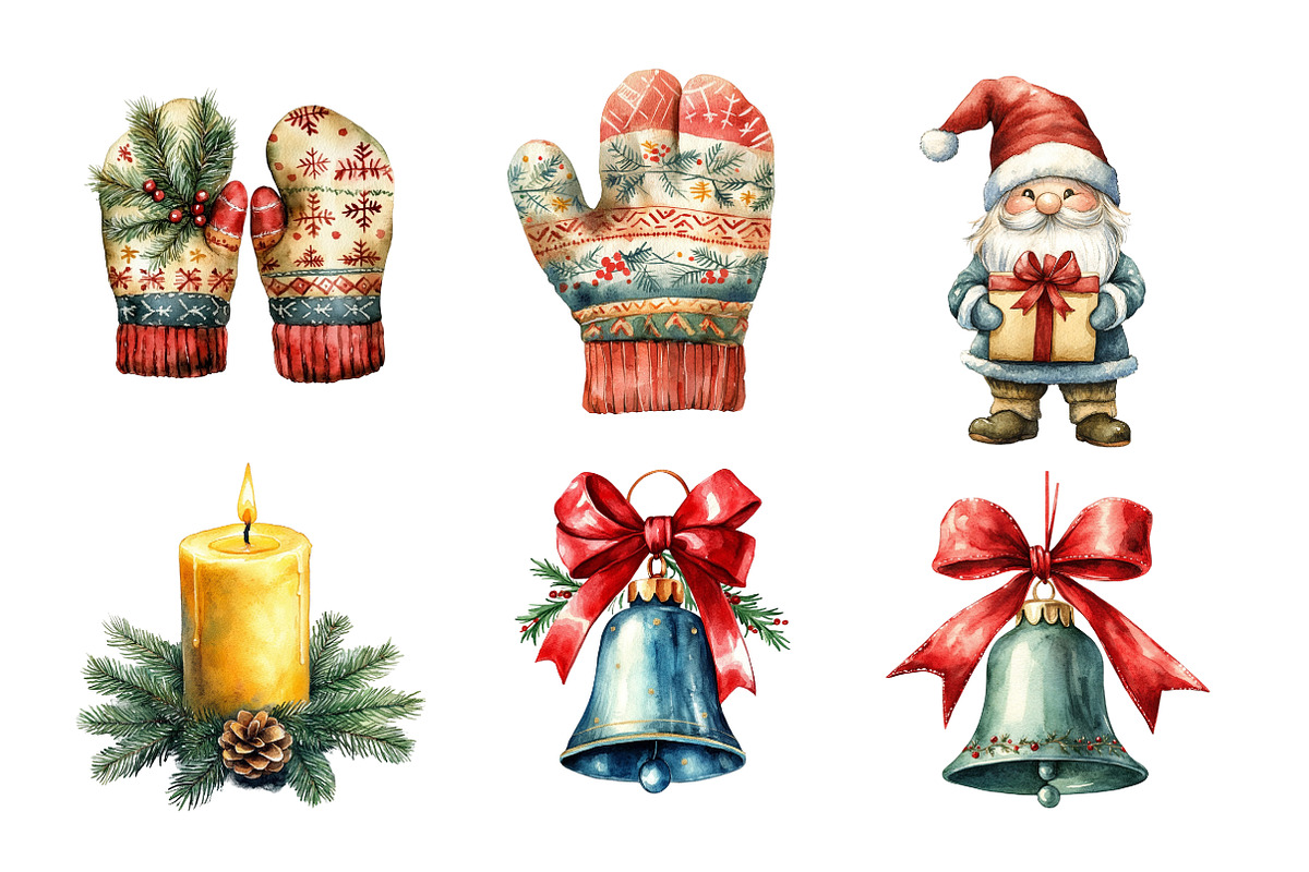 Christmas Clipart, an Illustration by Designworld (Photo 4 of 6)