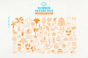 Summer aesthetics. Vector Clipart, an Object Graphic by VerAna (Thumbnail 3 of 11)