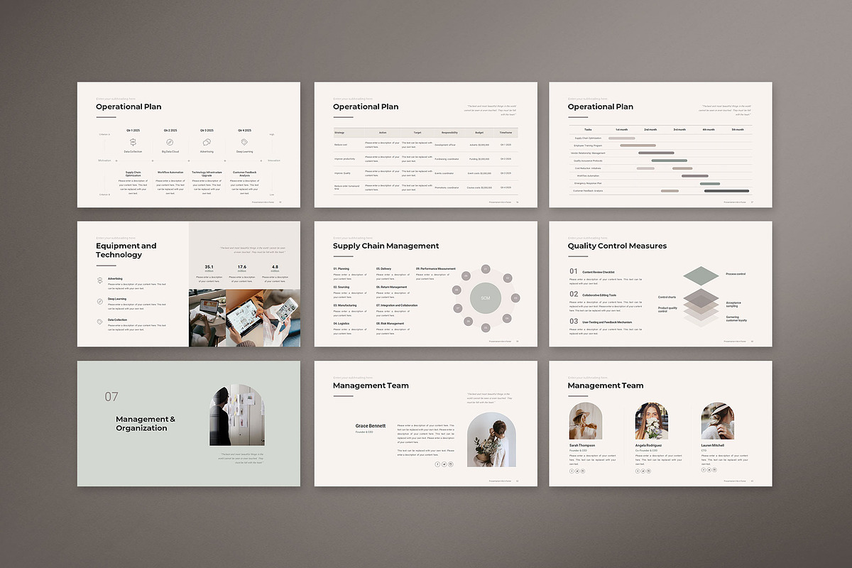 Business Plan Presentation Template, a Presentation Template by CreativityForest (Photo 10 of 13)