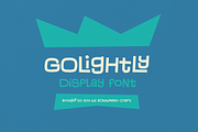 Golightly Display Font, a Sans Serif Font by Sombrero Craft (Thumbnail 1 of 6)