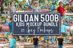 Gildan 500B Kids Mockup Bundle