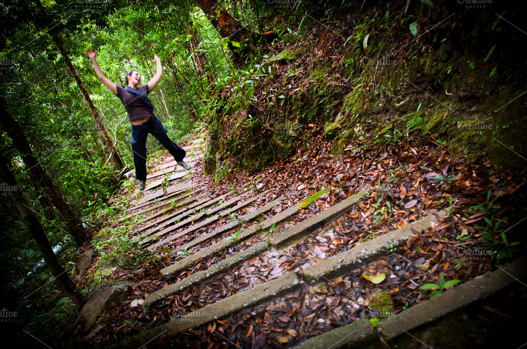Woman Jungle Hiker, a Person Photo by THP Creative