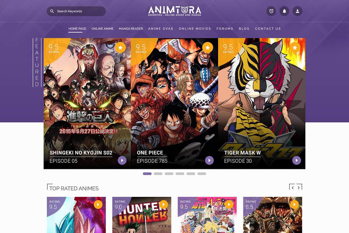 Animotra - Online Anime HTML+PSD, a Templates & Theme by Phenix Themes (Photo 15 of 15)