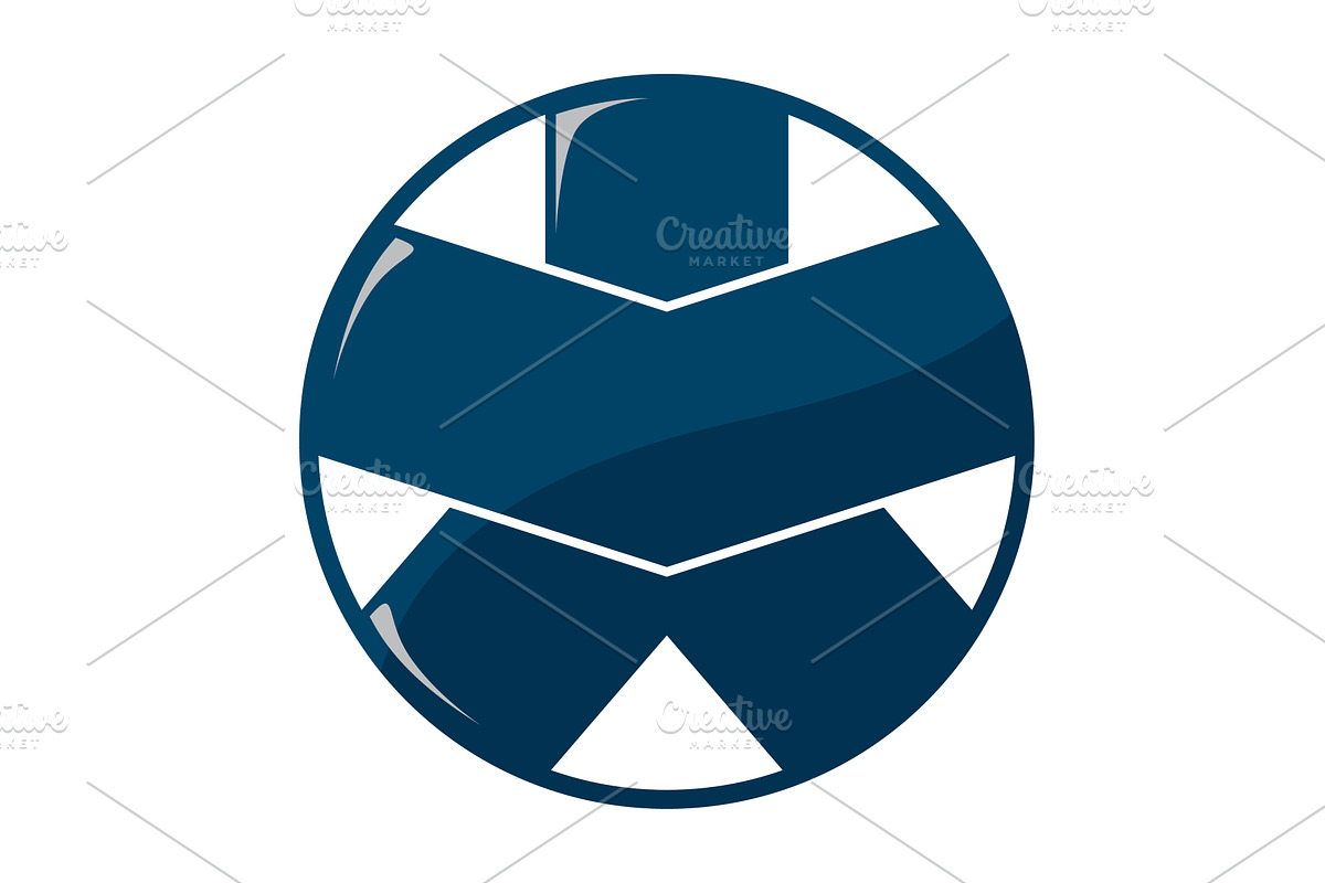 Football man character sports logo, an Object Illustration by LogosDen