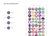 50 Rent Icons, an Outline Icon by Dighital (Thumbnail 10 of 10)