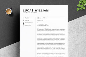 Resume Template For MS Word & Pages