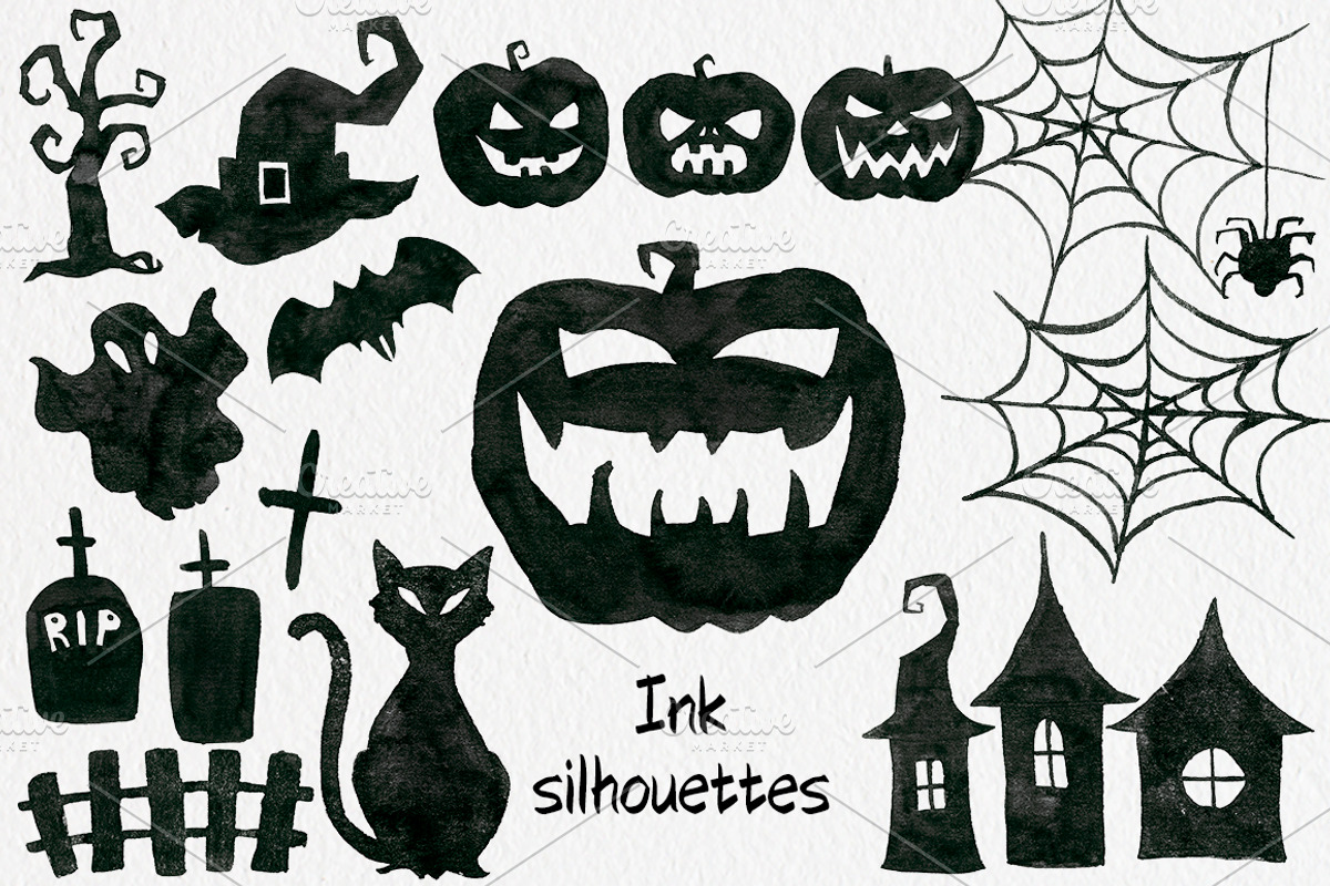 Halloween Watercolor Set, an Illustration by Anna Faun (Photo 5 of 6)