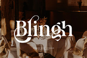 Blingh Ligature serif typeface, a Serif Font by yaqublekker (Thumbnail 1 of 9)