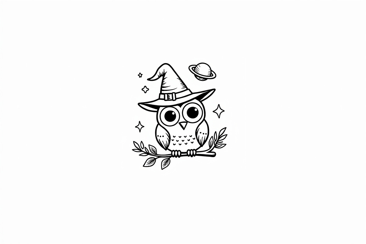 Halloween Coloring Book Set Pack, an Illustration by Creativeshirt (Photo 13 of 19)