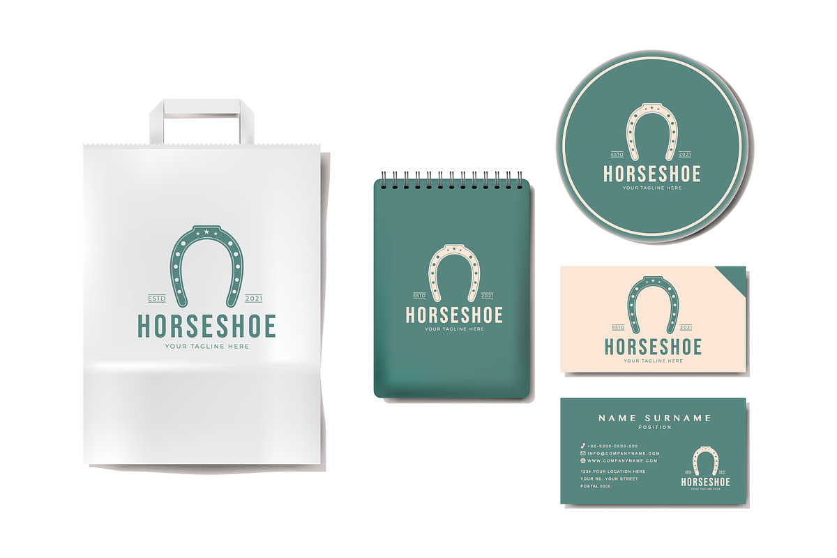 horseshoe stable or blacksmith logo, a Graphic by Rizkaarishandy_shop (Photo 2 of 2)