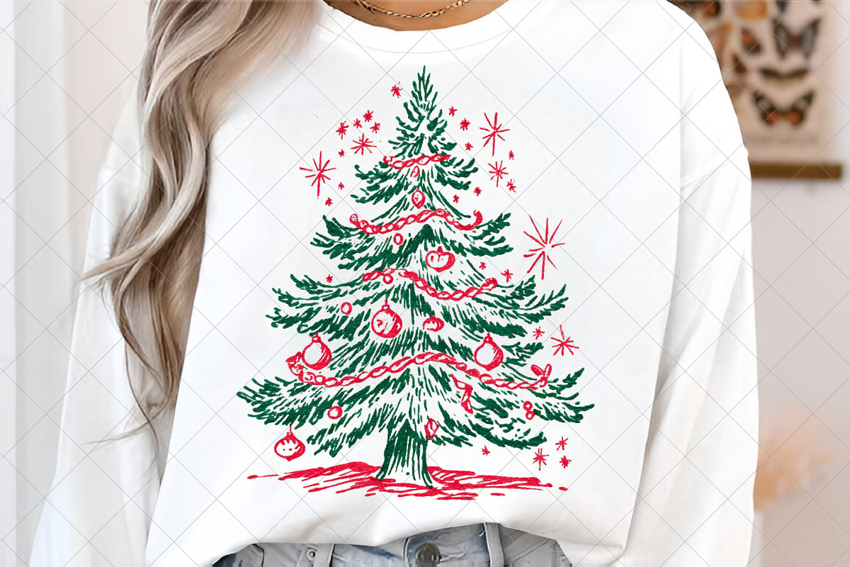 Christmas Line Art Png - Tree PNG, an Illustration by SinaCreation (Photo 2 of 7)