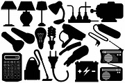 Electronic equipment and appliances, a Decorative Illustration by LineworkStock (Thumbnail 3 of 3)