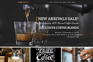 WS Coffee - Coffee Shop Theme