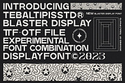 Blaster - Combination Typeface, a Font by tebaltipislab (Thumbnail 11 of 12)