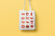 Female lips, a Texture Illustration by oxygen_8 (Thumbnail 7 of 7)