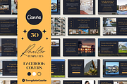 30 Realtor Facebook Covers Templates, a Templates & Theme by TemplateCastleStore (Thumbnail 1 of 9)