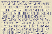 MENTAL HOLDING - ELEGANT FONT, a Serif Font by 177Studio (Thumbnail 8 of 8)