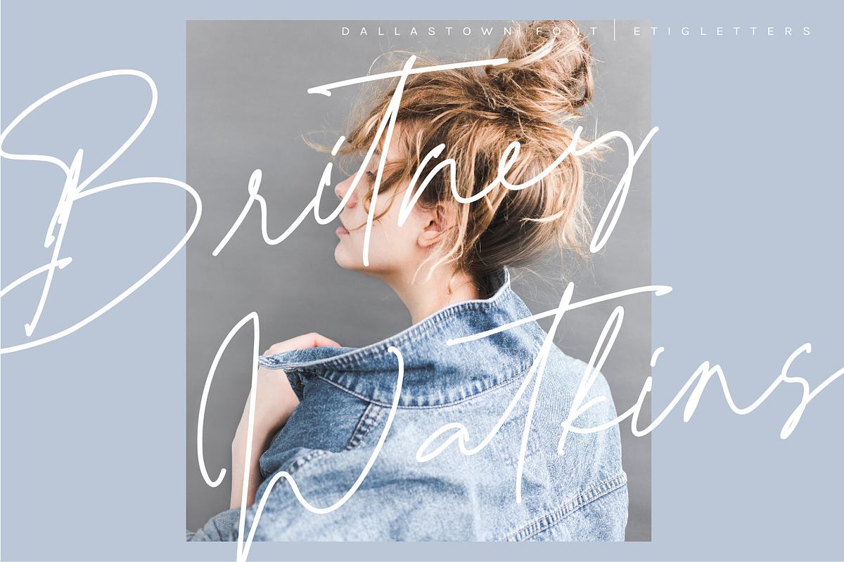 Dallastown - Script Font preview 4