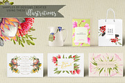 Watercolor Floral Bundle, an Illustration by Ingrid Marais Design (Thumbnail 3 of 8)