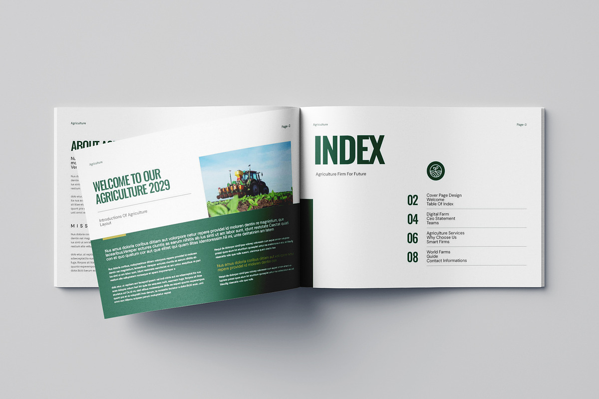 Agriculture Brochure Landscape, a Brochure Template by Pixelpick (Photo 2 of 9)