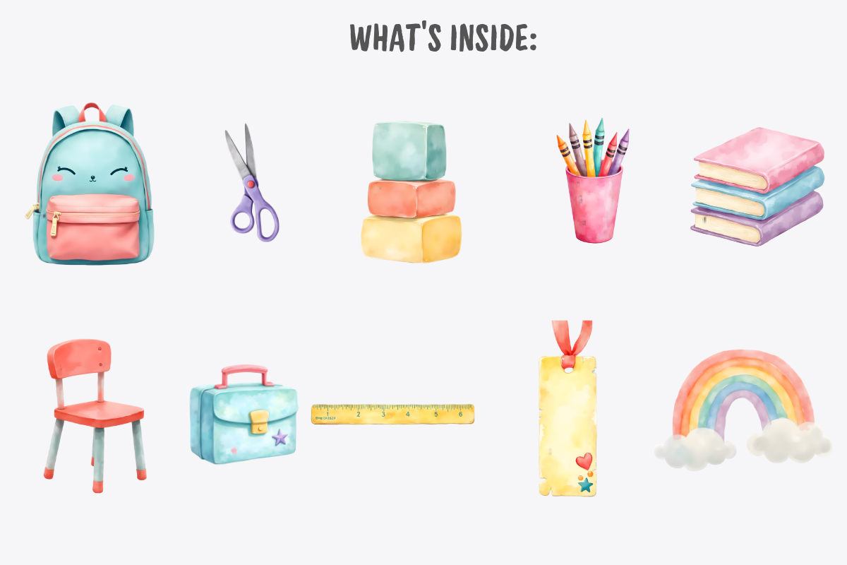 Teachers Classroom Bundle, a Decorative Illustration by Anca Digital Vibe (Photo 3 of 9)