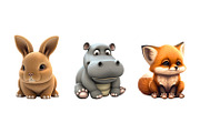 Сute animals, an Object Graphic by ViсkyArtDesign (Thumbnail 4 of 6)