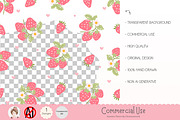 Cute Strawberry Pattern Seamless, a Pattern Graphic by Chonnieartwork (Thumbnail 3 of 5)