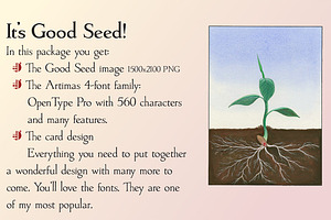 It Is Good Seed! Graphic Package