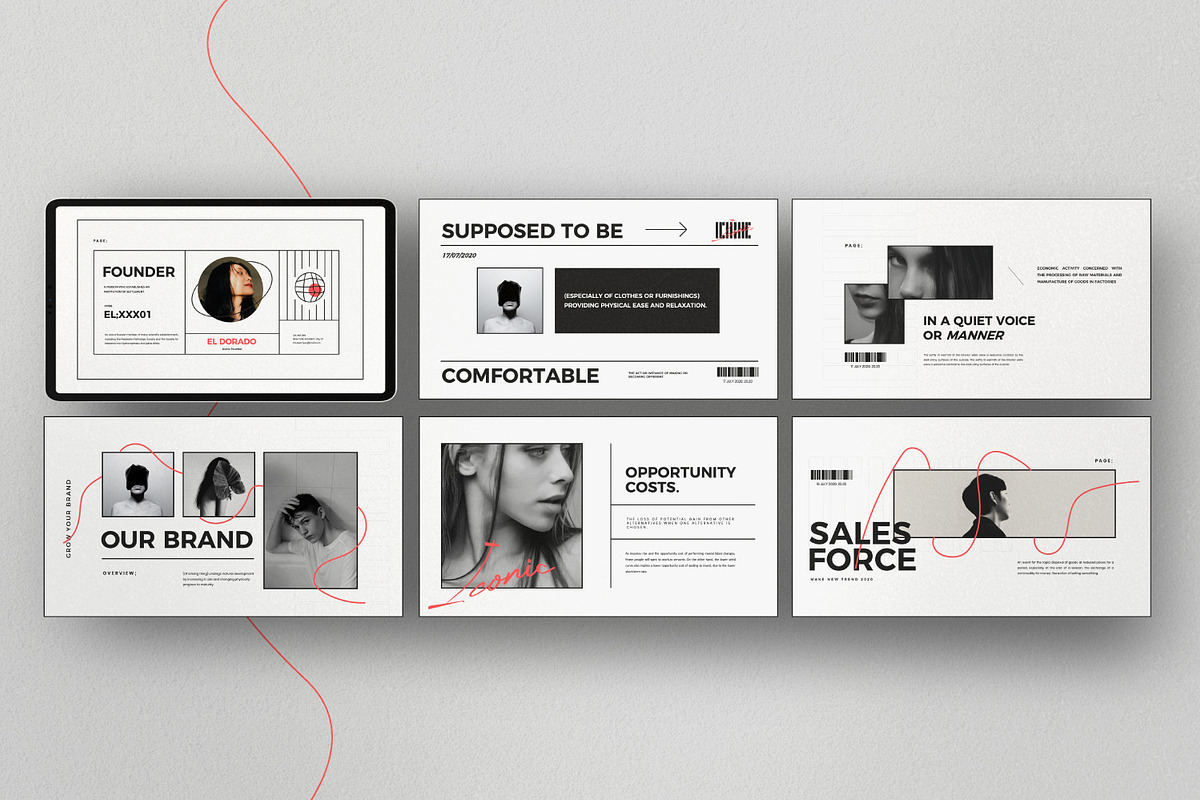 Iconic - Minimal Lookbook Keynote, a Presentation Template by Dirtytemp Studio (Photo 7 of 11)