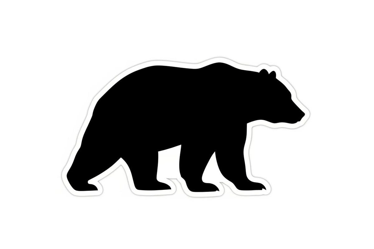 Nature Wildlife Bear Silhouette Bund, an Illustration by Designs_River (Photo 17 of 51)