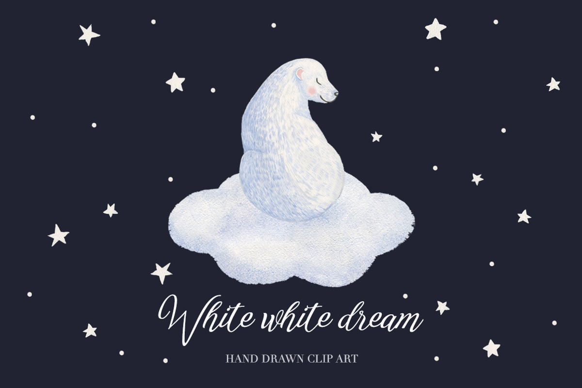 White white dream., an Animal Illustration by Anyuka (Photo 1 of 10)