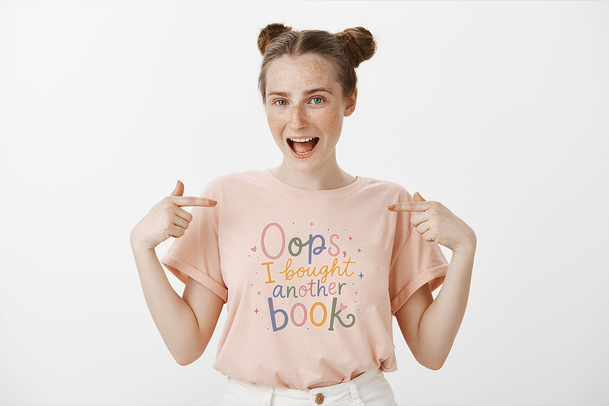 Book Lovers Clipart. Girls and Books, an Object Illustration by VerAna (Photo 20 of 24)