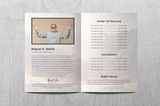 Reddish Mountain Funeral Program, a Brochure Template by Madhabi Studio (Thumbnail 6 of 6)