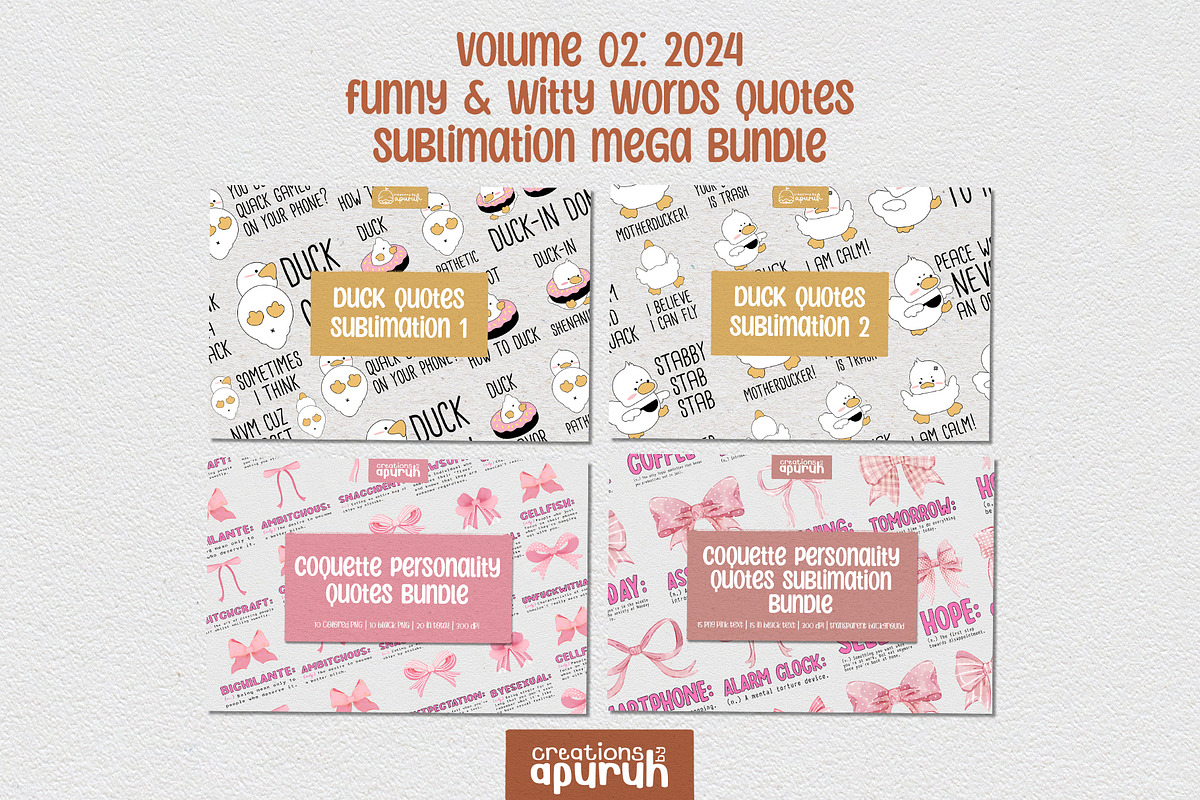 Volume 02: 2024 Shop Mega Bundle, a Decorative Illustration by creationsbyapuruh (Photo 4 of 6)