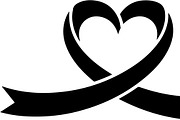 Black Heart Love Silhouette Icons Se, an Illustration by Designer_Momina (Thumbnail 4 of 18)