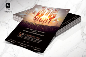 Bethlehem Christmas Play Flyer PSD, a Flyer Template by Godserv Designs