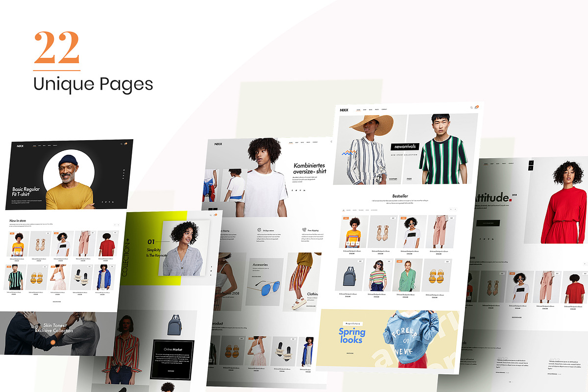 NIXX – Minimal & Clean Fashion, a Websites & App Template by EngoCreative.com (Photo 2 of 4)