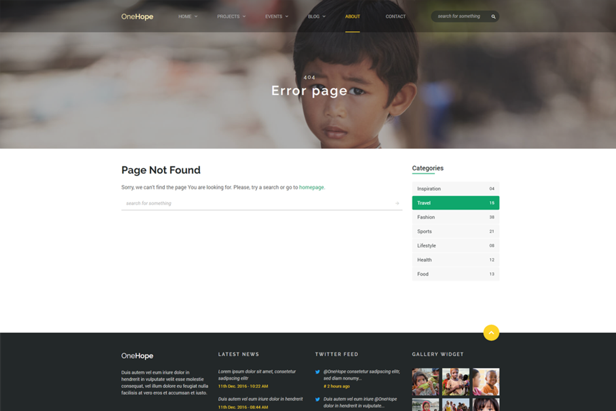 OneHope - Charity HTML Template, a Websites & App Template by FlyTemplates.com (Photo 10 of 10)