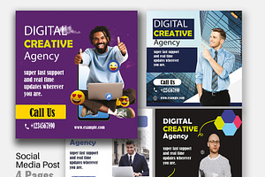 Social Media Post, a Social Media Template by X-Type